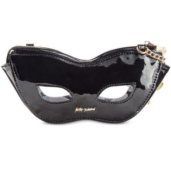 Betsey Johnson Masquerade Mask Crossbody - Picture 3 of 5